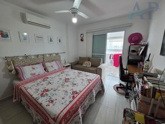 Imagem Apartamento na Guilhermina em Praia Grande com Vista Mar com 3 Dormitórios