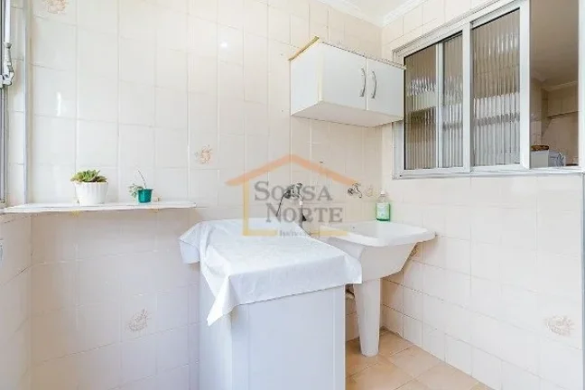 Imagem Apartamento 95m², dispõe de 2 dormitórios, 3 banheiros, sala dois ambientes, cozinha e area de se...
