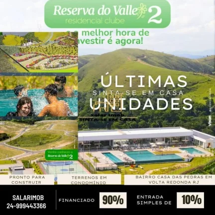 Imagem Terreno de Condomínio|Reserva Valle 2| Volta Redonda RJ