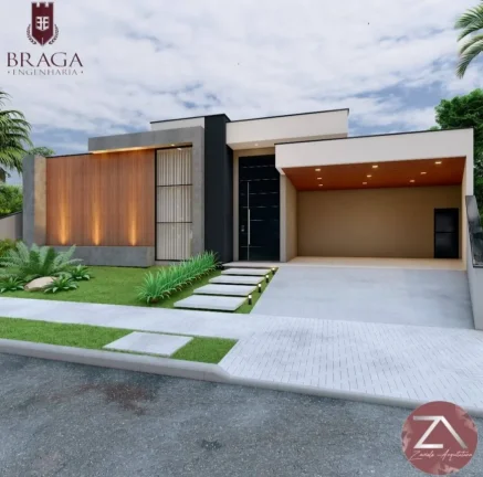 Imagem Casa Térrea Atibaia - 204M², 3 Dorms, 3 Suítes, Closet, 2 Vagas, Lareira.