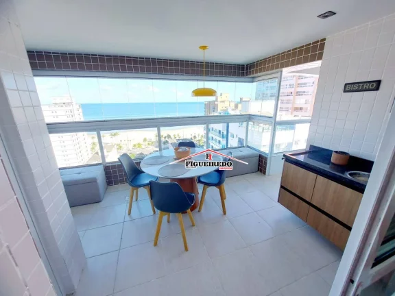 Imagem Apartamento com 3 dormitórios à venda, 118 m² por R$ 1.400.000 - Canto do Forte - Praia Grande/SP