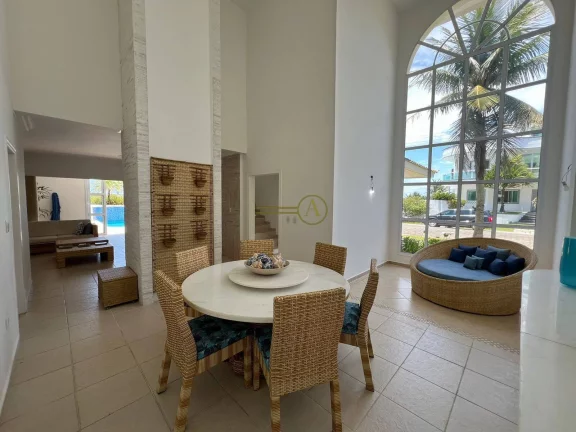 Imagem Sobrado luxuoso de alto padrão à venda condomínio Bougainville frente praia