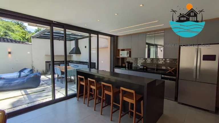 Imagem Juquehy casa a venda, Aluguel de Temporada com 4 suítes, Piscina priv., Churasqueira, max 10 pessoas, conceito amplo, 280 m² | Juquehy Imobiliária