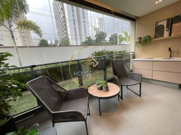 Imagem Apartamento 2 dormitórios ( 1 Suíte), 2 Vagas, Quadria RDC, Aquarius, Sjc.