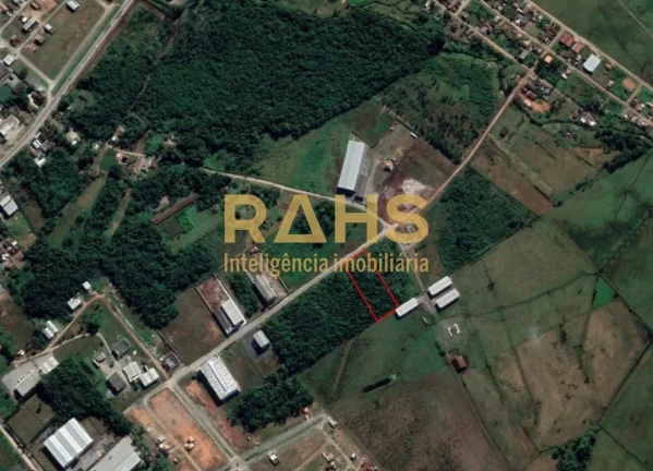 Imagem Excelente terreno industrial à venda em Araquari Terreno com 6.779,24m2 de área total, 50 metros d...