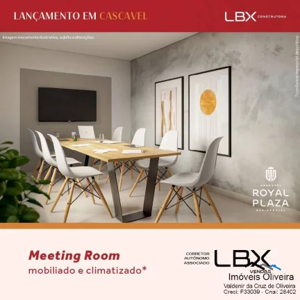 Imagem Apartamentos Edifício Royal Plaza a partir de R$ 381.460,90