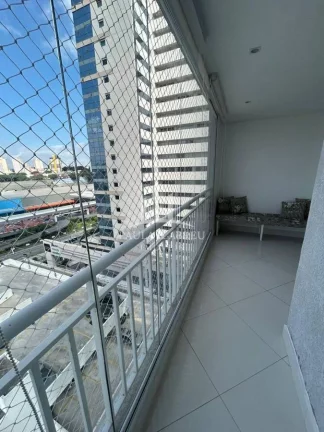Imagem Apartamento Novo de Alto Padrão. Porteira fechada, 80m², 2 Dormitórios sendo 1 Suíte com Closet e Sacada, 2 Vagas, Totalmente mobiliado no Ruge Ramos, São Bernardo do Campo