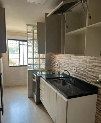 Imagem Apartamento aconchegante 2 dormitórios, sala 2 ambientes, cozinha, banheiro, área de serviço, amb...