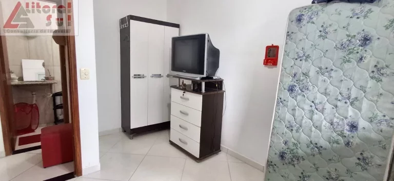 Imagem Apartamento à Venda em Praia Grande-SP: 1 quarto, 1 sala, 1 vaga, 48m² no Bairro Ocian!