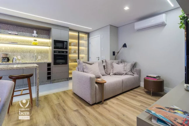 Imagem Apartamento novo com ampla sacada c/ churrasqueira, 3 quartos (1 suíte) à venda por R$ 875.000 - Boa Vista - Curitiba/PR