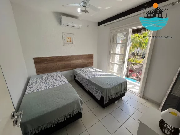 Imagem Casa Aluguel Temporada - Condomínio com 3 suítes, 250m da praia - Acomodação máx. 8 pessoas | Juquehy Imobiliaria