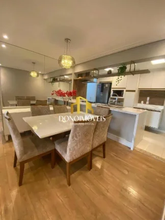Imagem Apartamento decorado com 104m², 3 dormitórios (2 suítes), 2 vagas, móveis planejados inclusos! E...