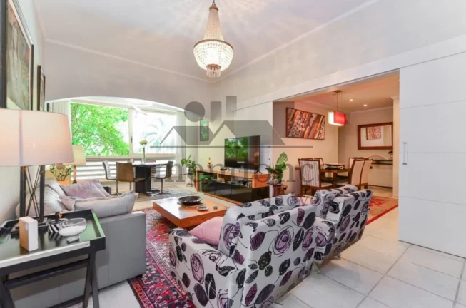 Imagem Apartamento em Higienópolis prédio badalado com 106m², 3 quartos e 1 vaga.