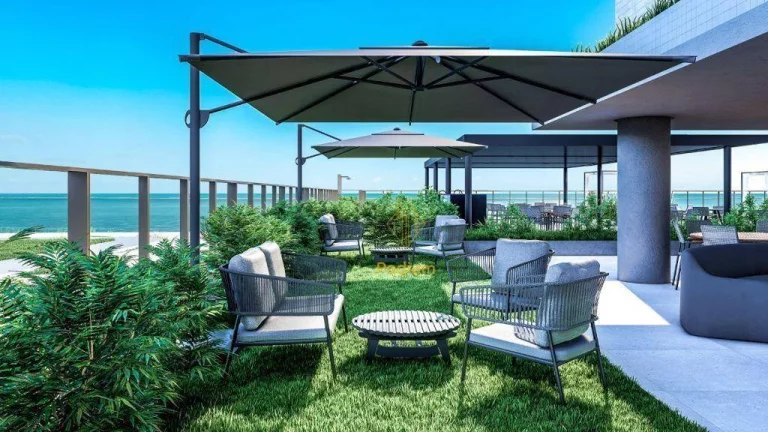 Imagem Cobertura com espaço gourmet pé na areia na praia Formosa / Cabedelo - CO0051
