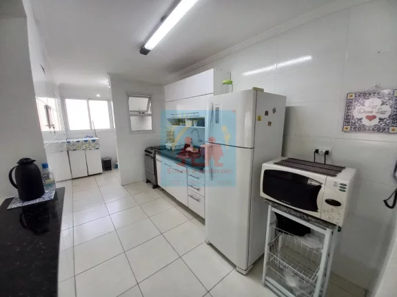Imagem Apartamento no Centro de Mongaguá - 2 Dormitórios (1 Suíte) - Varanda Gourmet - 1 Vaga de Garagem - R$ 345 mil, Cod: 350