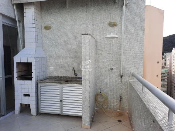 Imagem Imperdível cobertura de luxo à venda em Guarujá-SP, bairro Pitangueiras, 4 quartos, 2 suites, 2 salas, 3 banheiros, 1 vaga, 190m².