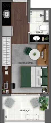 Imagem APARTAMENTO RESIDENCIAL em São Paulo - SP, Chácara Santo Antônio (Zona Sul)