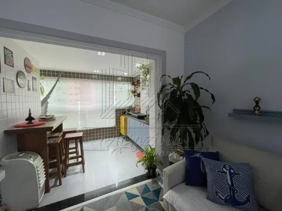 Imagem Apartamento para Venda em Praia Grande, Canto do Forte, 2 dormitórios, 1 suíte, 1 banheiro, 1 vaga