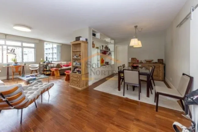 Imagem Apartamento à venda, com 129m², 2 dormitórios, sendo 1 suite e 3 banheiros. Planta ampla e bem di...