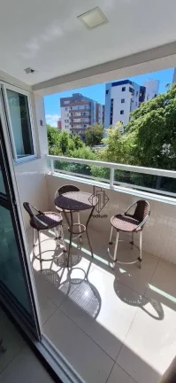 Imagem Flat porteira fechada com varanda/sacada no bairro de Jardim Oceania - FL0817.