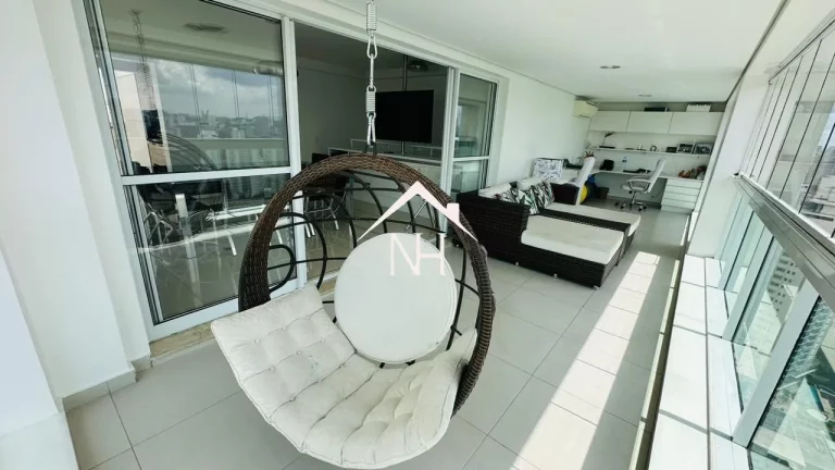 Imagem cobertura duplex de 370 m c/ 3 suítes (1 master), escritório, piscina privativa, 3 vagas com depósito, Churrasqueira, quadra, academia, brinquedoteca
