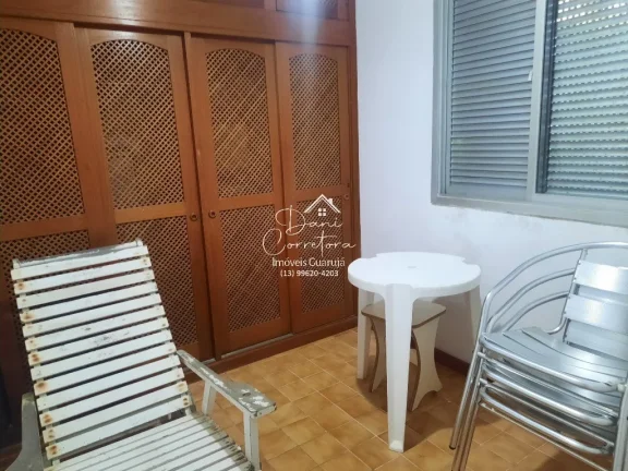Imagem Apartamento com vista para o mar e lazer, 3 quartos com suíte e 2 vagas na Pitangueiras, Guarujá-SP - 165m² de área.