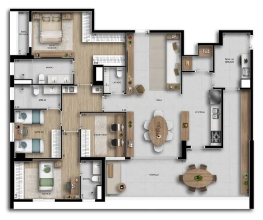 Imagem Apartamento Vila Clementino - 152M², 3 Dorms, 3 Suítes, 2 Vagas, Metrô.