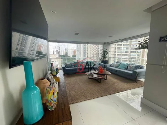 Imagem Apartamento com 380 m², 4 dormitórios suítes e 4 vagas, venda e aluguel - Campo Belo