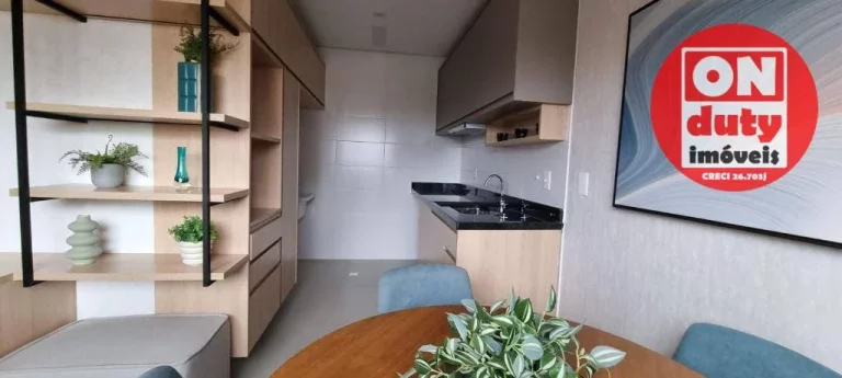 Imagem Apartamento com 1 dormitório à venda, 44 m² por R$ 640.000,00 - Ponta da Praia - Santos/SP