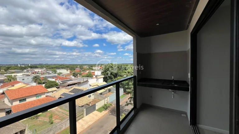 Imagem Apartamento à venda em Campo Grande-MS, bairro Tiradentes: 2 quartos, 1 suíte, 1 sala, 2 banheiros, 2 vagas de garagem, 59,38m².