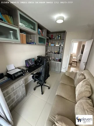 Imagem APARTAMENTO NO DIAMOND ALTO DO ITAIGARA ANDAR ALTO NASCENTE 3 SUÍTES E GABINETE INFRA E DUAS VAGAS INICIAIS. 