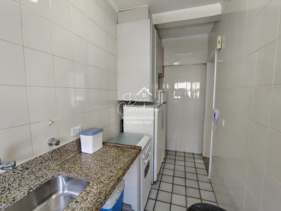 Imagem Apartamento à venda em Guarujá-SP, Pitangueiras: 1 quarto, 1 suíte, 2 salas, 2 banheiros, 1 vaga, 60m². Venha conferir!