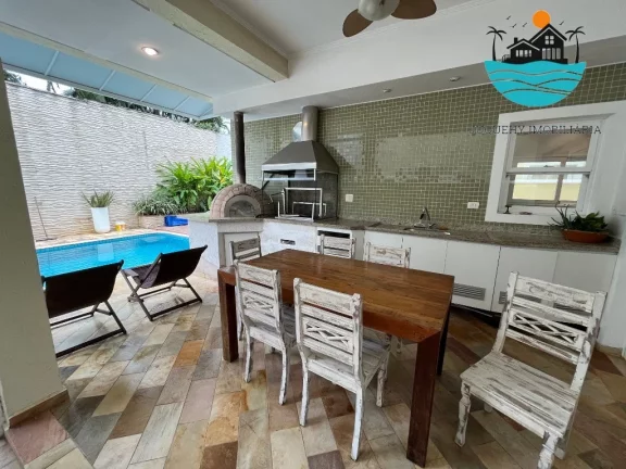 Imagem Aluguel Juquehy anual e Temporada - Casa em condomínio fechado com 4 suítes, piscina privativa a 100m da praia - máx. 10 pessoas | Juquehy Imobiliária