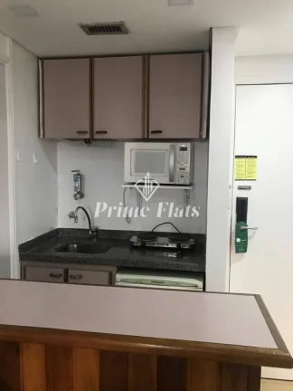 Imagem Flat disponível para venda no QI Intelligence Flat em Moema, com 27m², 1 dormitório e 1 vaga