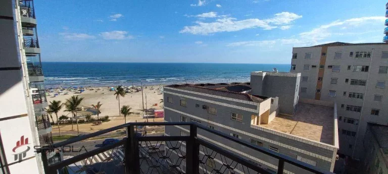 Imagem Apartamento com 3 dormitórios à venda, 105 m² por R$ 580.000,00 - Ocian - Praia Grande/SP