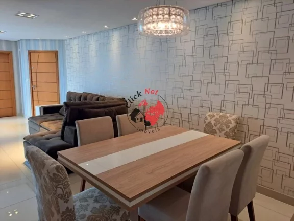 Imagem Lindo apartamento bem localizado no Centro, São Bernardo do Campo, à venda, (porteira fechada), com 2 suítes, 3º dormitório reversível, 2 vagas, 138 m².