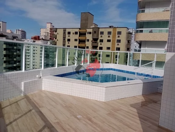 Imagem Apartamento 57m², 1 suíte, banheiro com box vidro), varanda gourmet , bairro Guilhermina, Praia grande