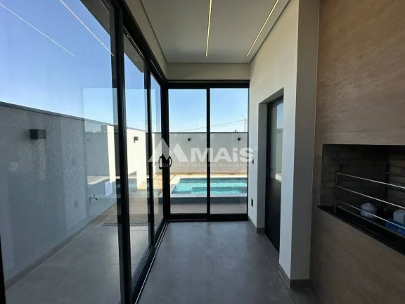 Imagem Casa com 3 dormitórios à venda, 158 m² por R$ 1.300.000,00 - Condomínio Reserva Central Parque - Salto/SP