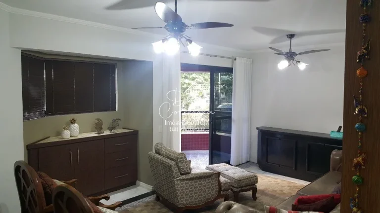 Imagem Impecável apartamento de 3 quartos com suíte e 2 vagas de garagem no Jardim Astúrias, Guarujá-SP!