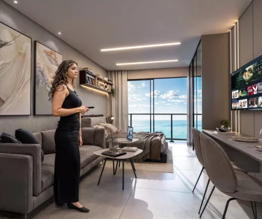 Imagem Studio à venda em João Pessoa, Jardim Oceania, com 1 quarto, 24,32m2
