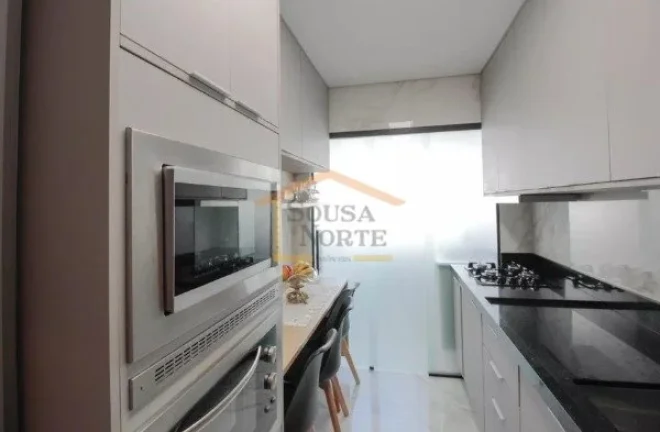Imagem Apartamento mobiliado, 86 m², 2 dormitórios, sendo 2 suítes, 3 banheiros, varanda, armários plan...