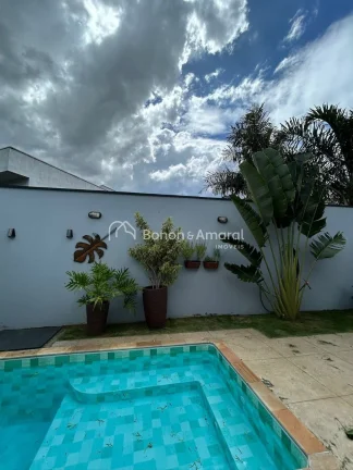 Imagem Casa nova no Condomínio Aurora em Paulínia em terreno de trezentos metros com três quartos sendo ...