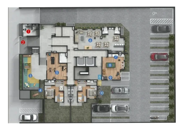 Imagem O Residencial Urban Corifeu possui 02 dormitórios, varanda, vaga de garagem e uma área de lazer co...