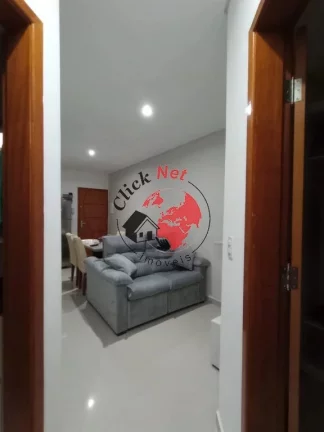 Imagem Apto Novo Com 37m² de área útil, com 2 dormitórios,quintal , 1 vaga ,Bairro Jd. Las Vegas em Santo André.