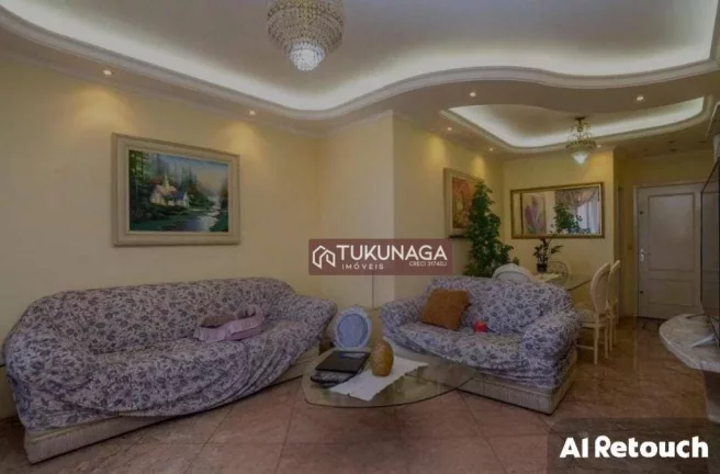 Imagem Apartamento com 3 dormitórios à venda, 107 m² por R$ 575.000 - Vila Galvão - Guarulhos/SP