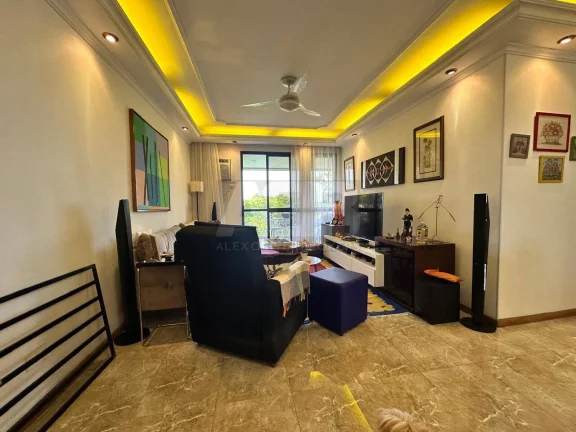 Imagem Apartamento à venda na Barra da Tijuca, 4 quartos, 2 vagas, varanda, 136m2.