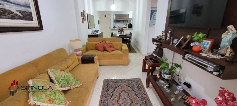 Imagem Apartamento com 2 dormitórios à venda, 79 m² por R$ 460.000,00 - Vila Caiçara - Praia Grande/SP