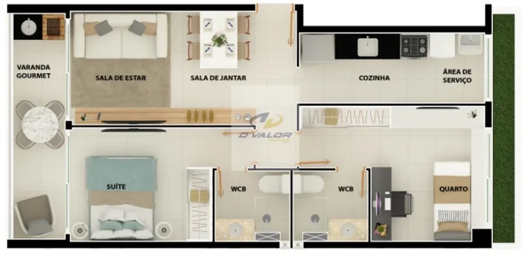 Imagem Vendo aptos em Manaíra, com excelente localização: 1 quarto, 2 quartos ou 3 quartos s/ 2 suítes, 1 ou 2 vagas