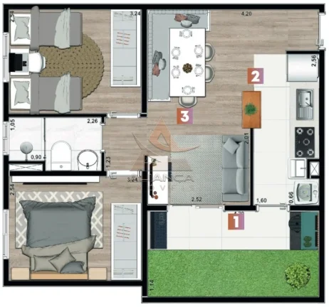 Imagem Apartamento - Ribeirão Preto - Jardim Zara