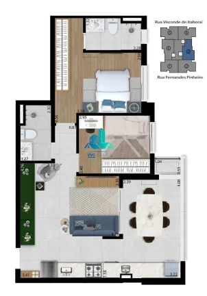 Imagem APARTAMENTO NOVO – 63m2 – IMPERDÍVEL! NO TATUAPÉ!